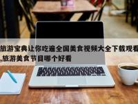 旅游宝典让你吃遍全国美食视频大全下载观看,旅游美食节目哪个好看